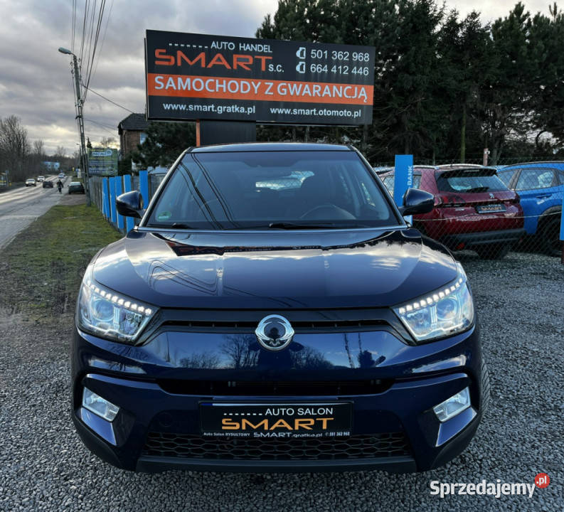 SsangYong Tivoli Benzyna Serwis Ledy Kamera niebieski Rydułtowy