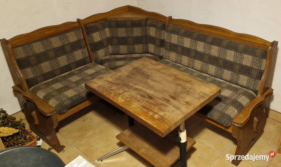 Kompaktowy Narożnik Solidny Stolik Regulowany