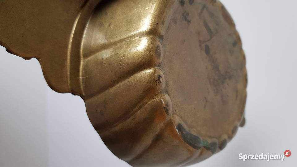 Stara mosiężna miska misa z uszami stare Pozostałe Dąbrowa Górnicza