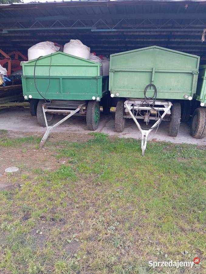 Przyczepa rolnicza wywrotka d 47 sprzedam dolnośląskie Groblice sprzedam