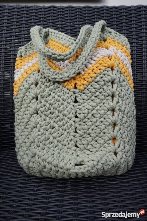 Torba ze sznurka bawełnianego handmade Józefów