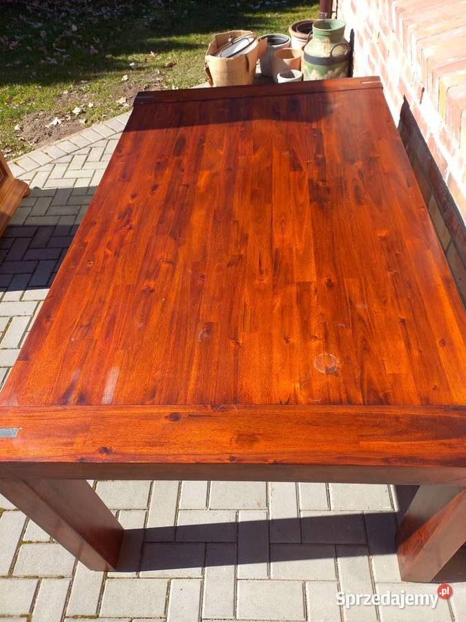 Stół drewniany duży Salon Jadalnia HH 504 zachodniopomorskie Gawroniec
