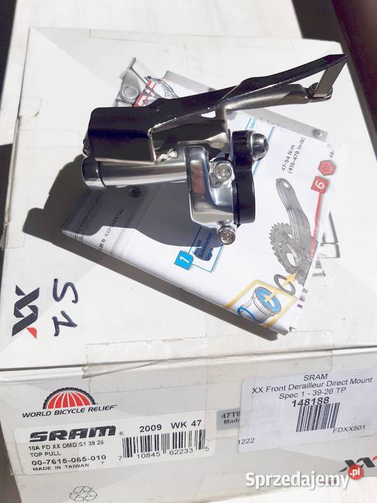 Przerzutka przednia SRAM XX S1 2x Top Pull Gorny Dębica