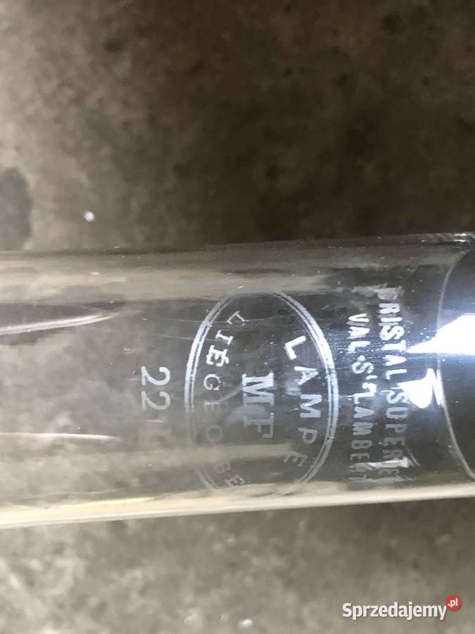 KLOSZ kominek szklany MF LAMPA NAFTOWA łódzkie Łowicz