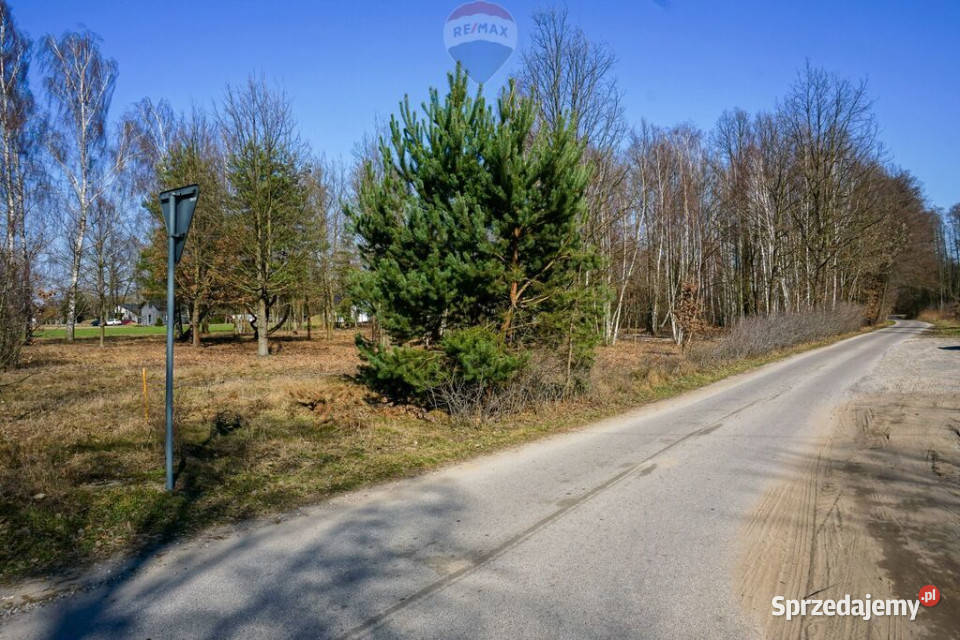 Działka budowlana 1018m2 Grądy k Żyrardowa asfalt Sprzedaż