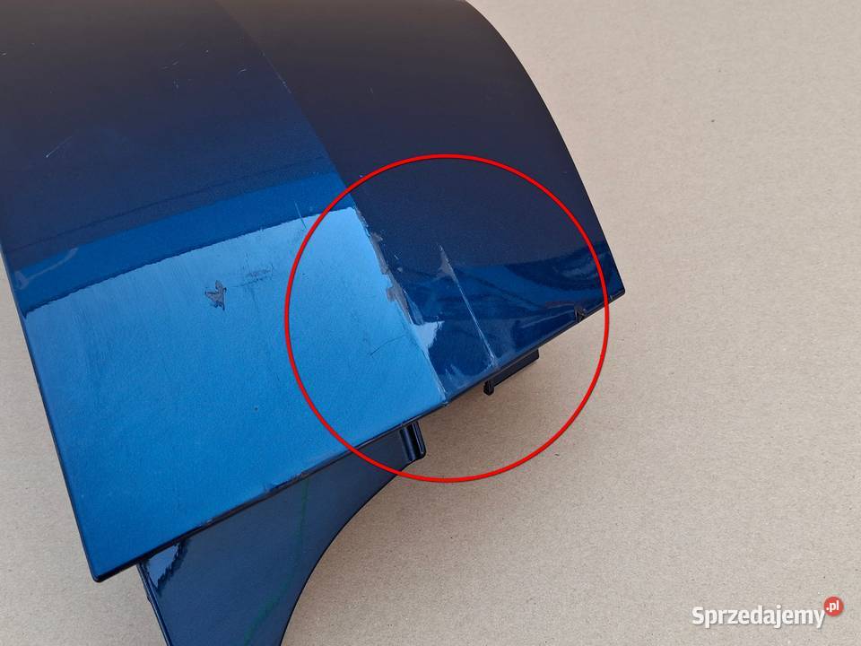 SKODA KAROQ ZDERZAK NAROŻNIK ZDERZAKA LEWY TYŁ lubuskie Bieleń sprzedam