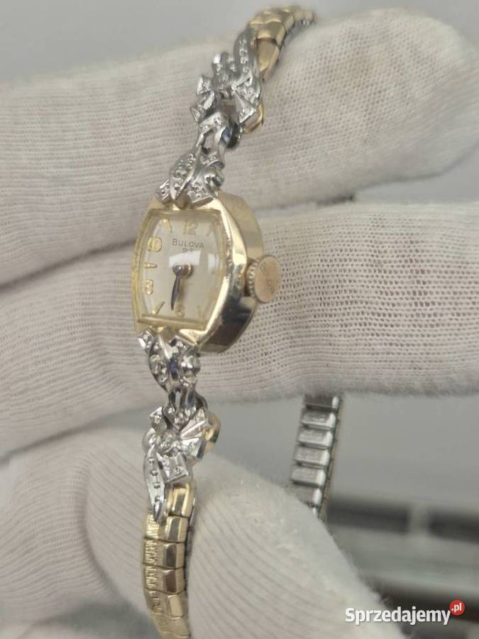 Zabytkowy zegarek damski BulovaDiamond Chorzów