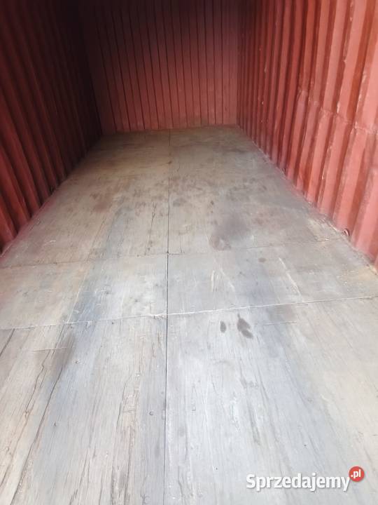 Kontener magazynowy transportowy morski 20 DV 6 Magazynowanie Łódź