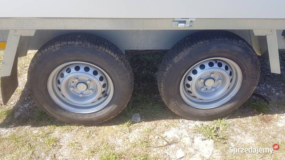 Przyczepa towarowa 2700DMC przyczepka 310x160 Burtowe i plandeki