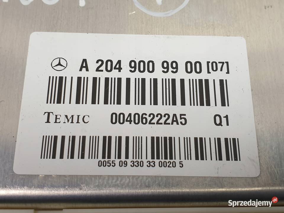 Mercedes W207 Coupe C207 STEROWNIK ZAWIESZENIA lubelskie Rudka