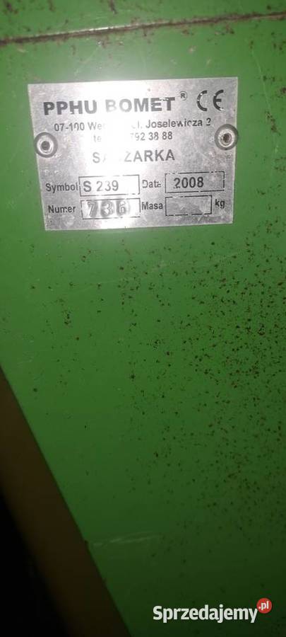 Sadzarka do ziemniaków bomet sprzedam