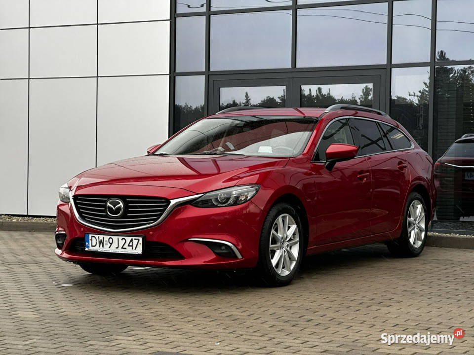Mazda 6 Salon Polska Skóra Navi Kamera Full LED czujnik martwego pola 6 opolskie