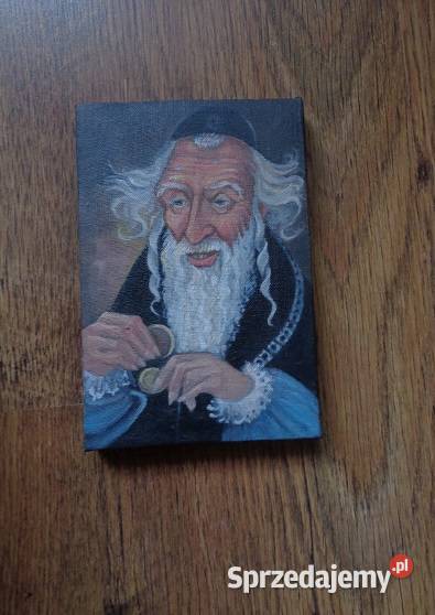 Żyd na szczęście obraz olejny Katowice