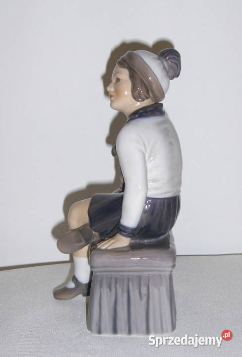 Dahl Jensen Porcelanowa figurka 1158 F UNIKAT łódzkie Łódź sprzedam