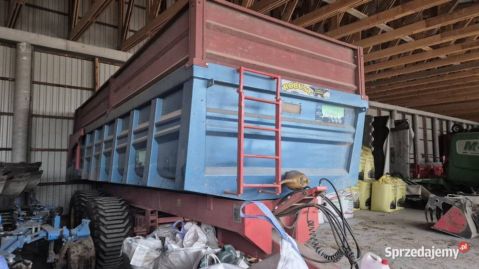 Przyczepa skorupowa Robust 18 ton Przyczepy rolnicze Zubole