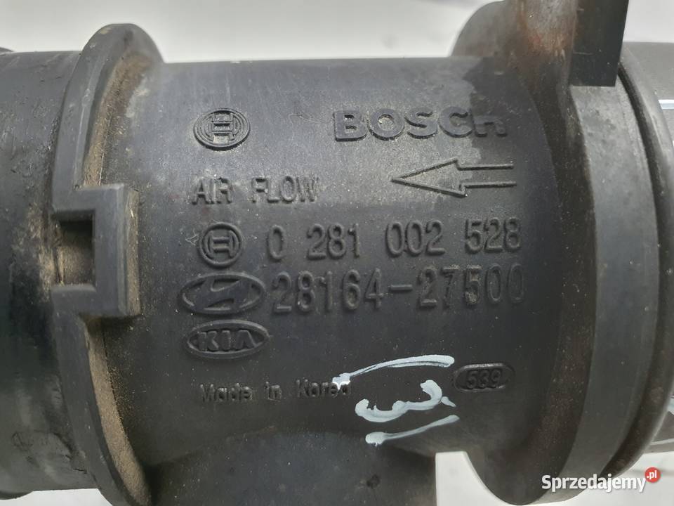 PRZEPŁYWOMIERZ POWIETRZA Hyundai Matrix 15 CRDI Rudka
