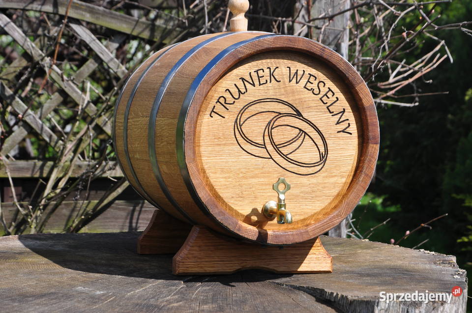 Dębowa Beczka 3L20L Na Nalewki Whisky Prezent Z Beczki i kamionki Szczecin sprzedam