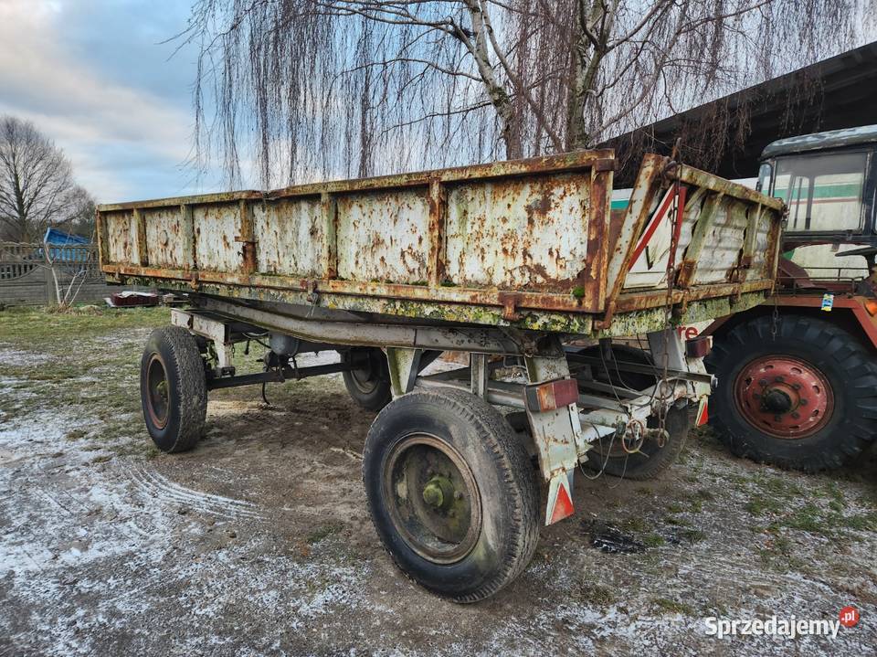 Przyczepa D47 z dokumentami Pomiary