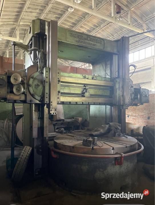 Tokarka karuzelowa 2500 mm made Sedin śląskie Częstochowa