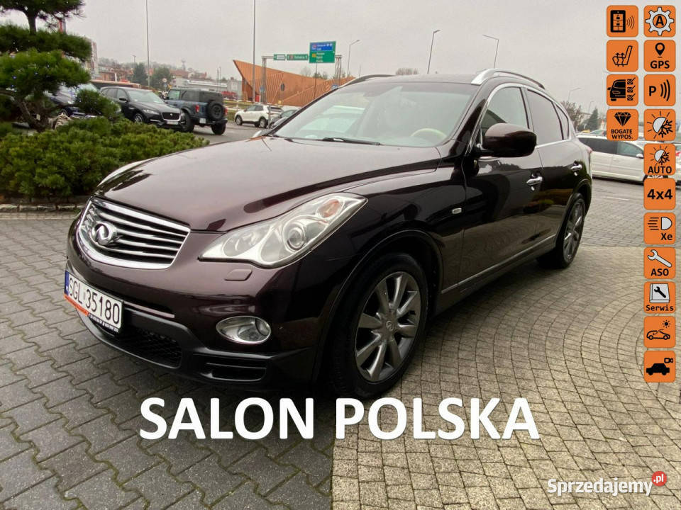 Infiniti EX SALON POLSKA4x4skóraszyberdachpogrz wielofunkcyjna kierownica Żory
