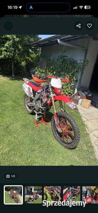Cross Honda Crf 450 nieuszkodzony śląskie sprzedam
