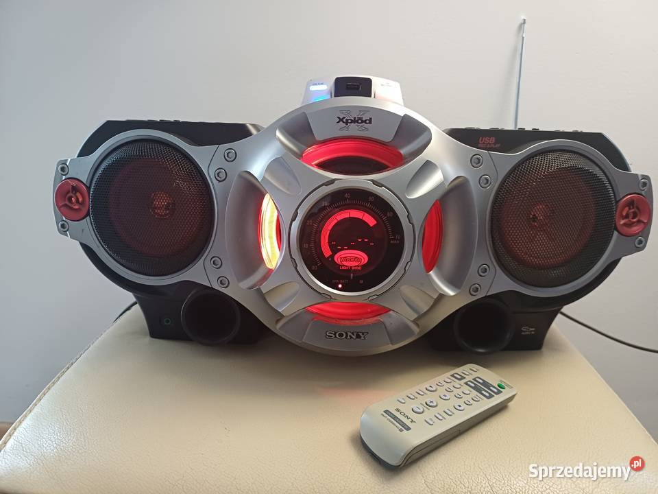 Radiomagnetofon Sony CFDRG880CP CD MP3 Kaseta lubuskie Gorzów Wielkopolski