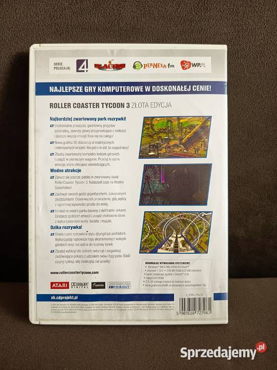 RollerCoaster Tycoon 3 Złota Edycja Gra Suwałki