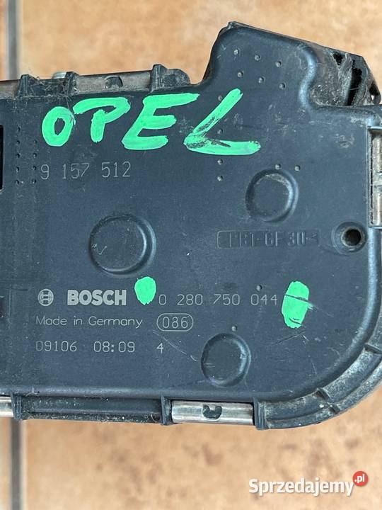 Przepustnica OPEL CORSA C 0 280750044 9157512 Układ elektryczny