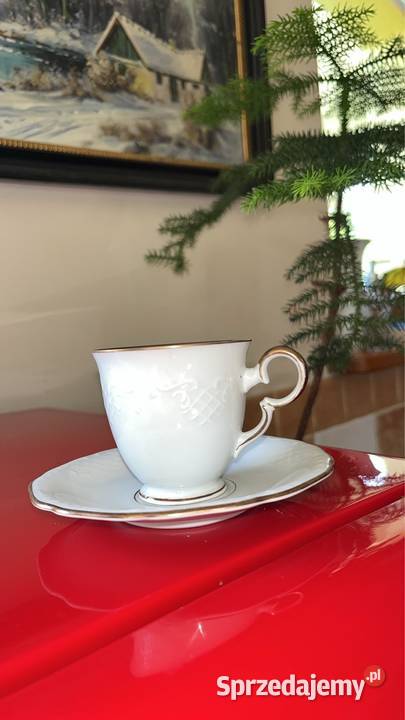 Filiżanka Syg Alka Import Relief w porcelanie Gdańsk