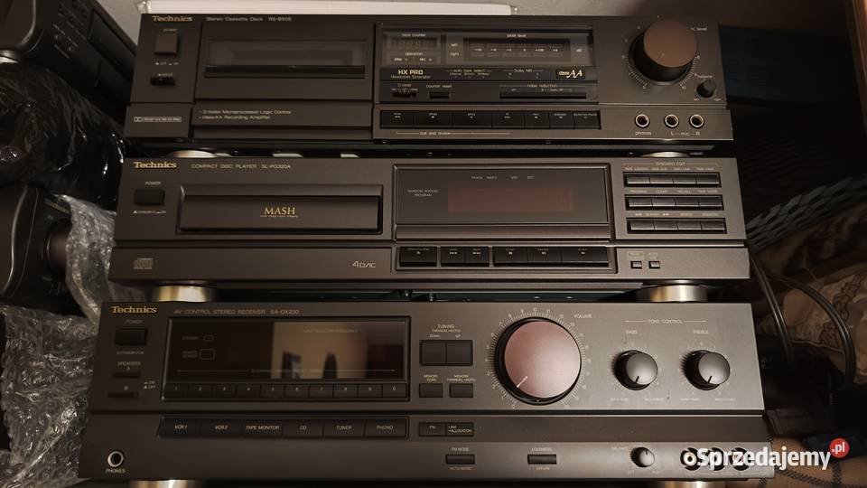 100 sprawny i zadbamy Zestaw Technics Amplituner Sosnowiec sprzedam