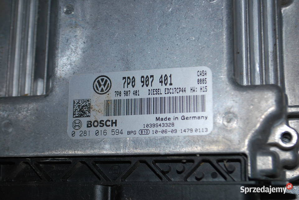 STEROWNIK KOMPUTER SILNIKA CASA VW TOUAREG II 7P mazowieckie Grzebowilk sprzedam