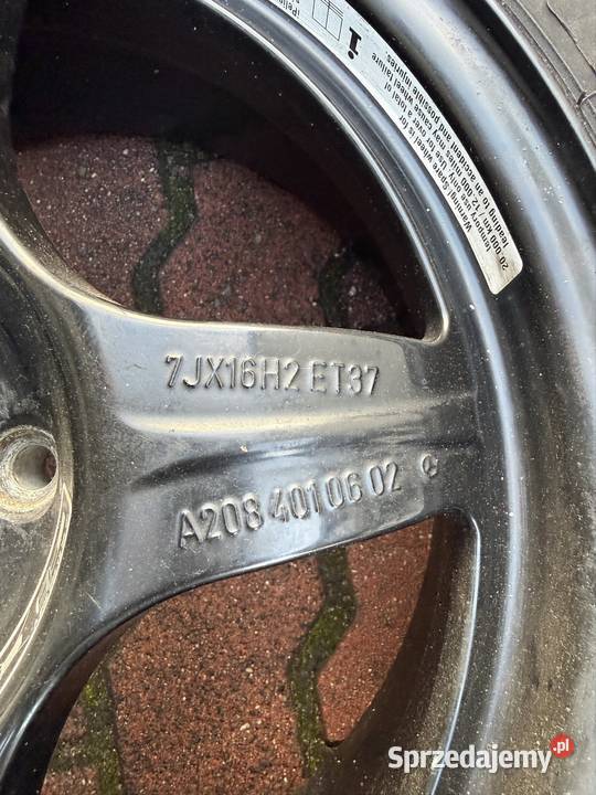 Koło dojazdowe aluminiowe Mercedes w208 clk w202 Koła dojazdowe Motoryzacja zachodniopomorskie Goleniów