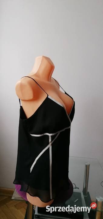 DAMSKI CZARNY TOP DUNNES STORES RUK 18EUR 46 Łódź