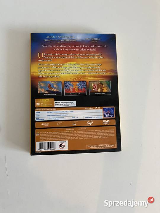 DVD krol Lew Warszawa