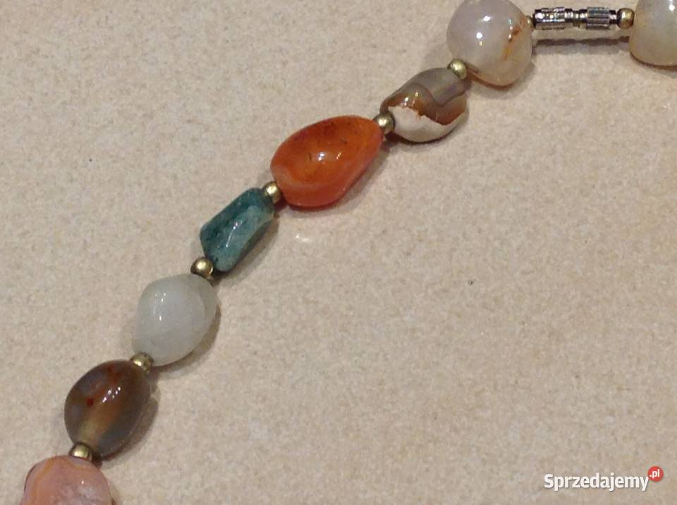 Naszyjnik z Kamieni Szlachetnych Vintage Dla kobiet lubuskie Nowa Sól