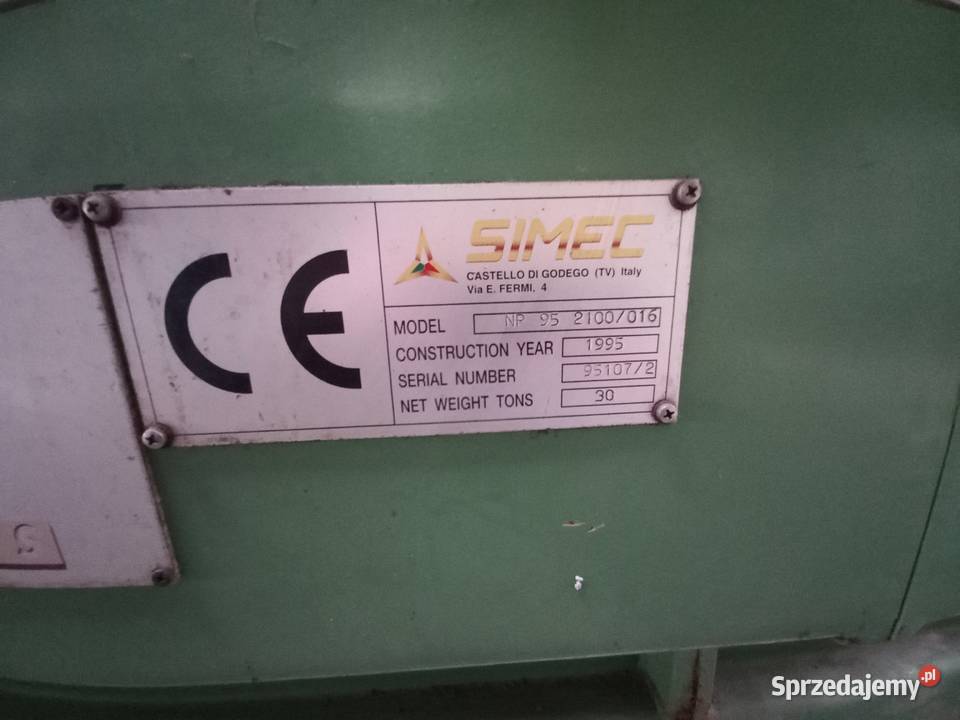 Linia polerska do granitu Simec 9 głowic 16 Mława