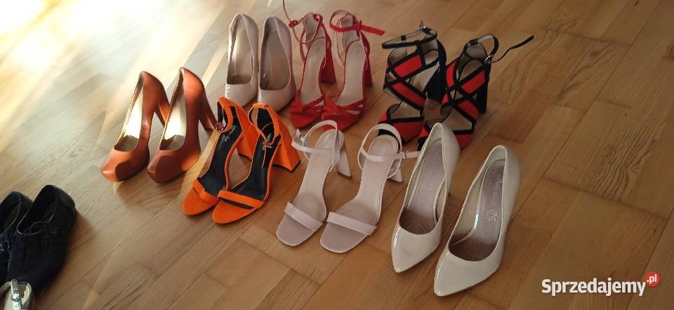 Buty damskieszpilki sandały 40 Czółenka Jasieniec