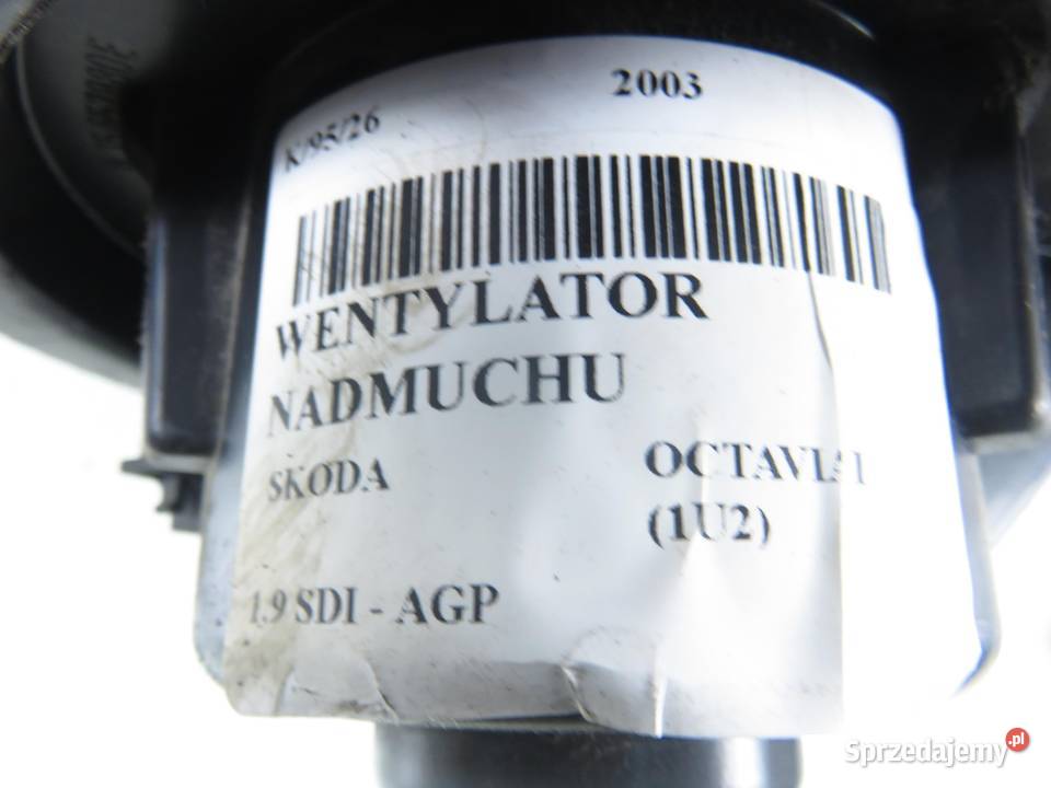 DMUCHAWA SKODA OCTAVIA I 1U2 1J1819021C F667325R małopolskie