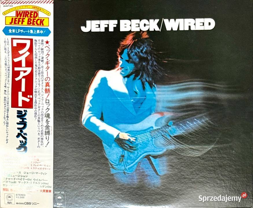 Jeff Beck Wired NMM Japan Obi LP 1978 Epic 25AP Rumia