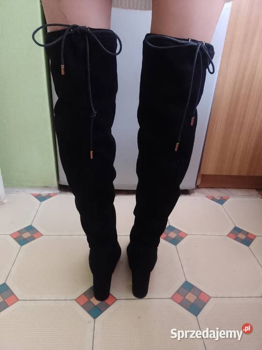 40 Primadonna Collection Wysokie Czarne Kozaki sprzedam