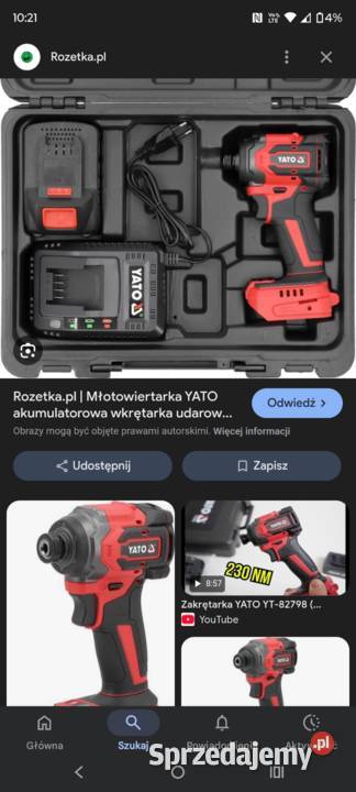 Nowa wkrętarka Udarowa Yato Gwarancja Medynia Głogowska sprzedam