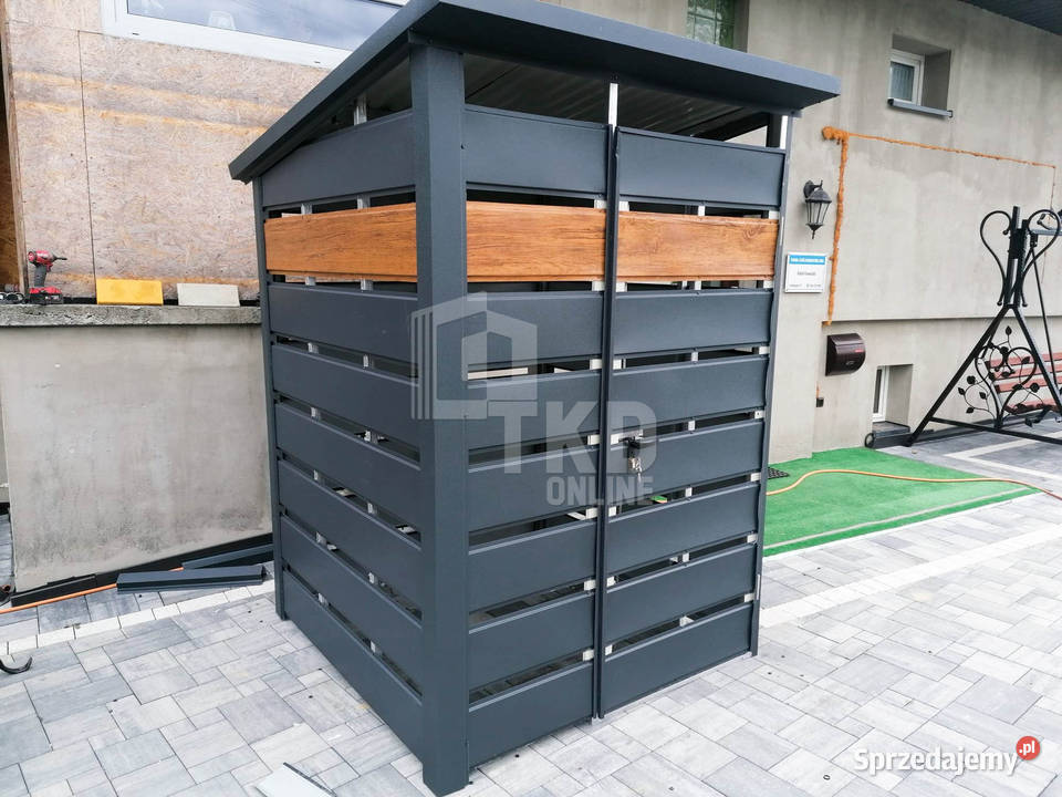 Wiata śmietnikowa 15x15m Schowek ogrodowy na Ogród Turek