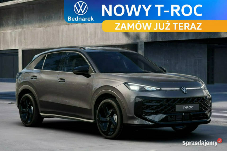 Volkswagen TRoc Wersja RLine 15 eTSI 150 DSG system Start-Stop Łódź sprzedam