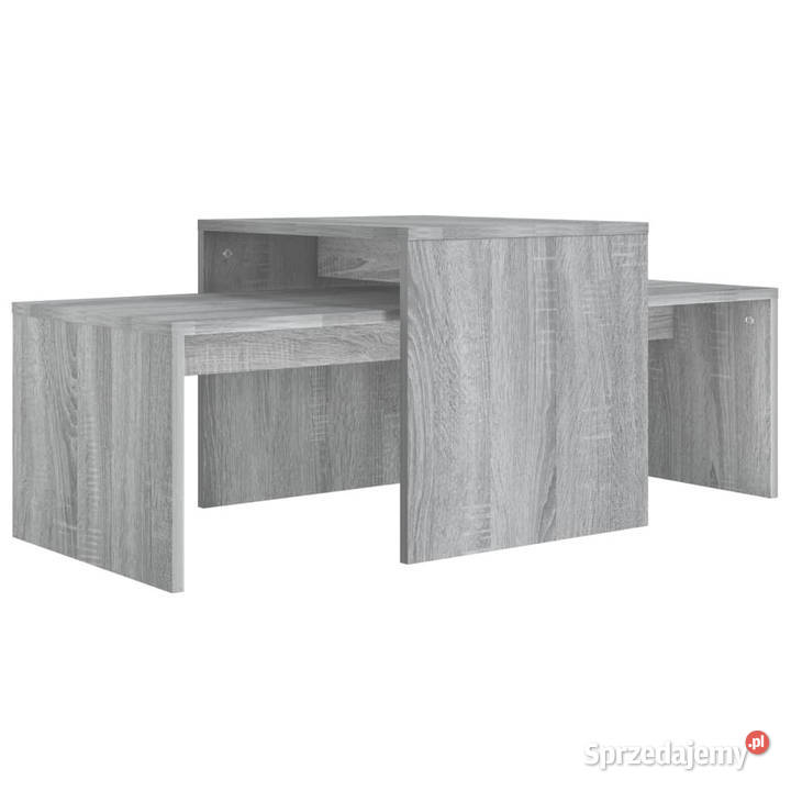 Stolik kawowy szary dąb sonoma 100x48x40 mazowieckie Warszawa