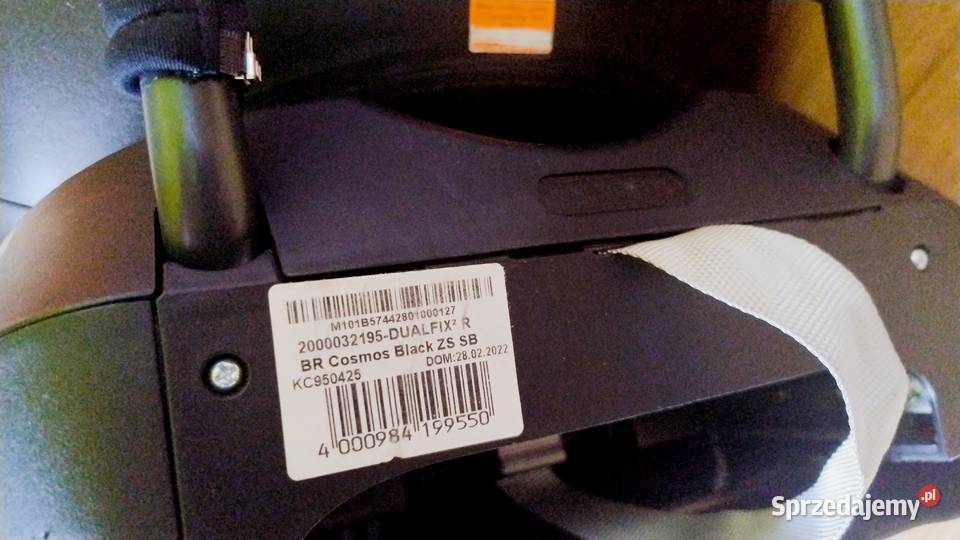 Fotelik samochodowy Britax DualFix 2R Cosmos Testy zderzeniowe 4 Otyń sprzedam