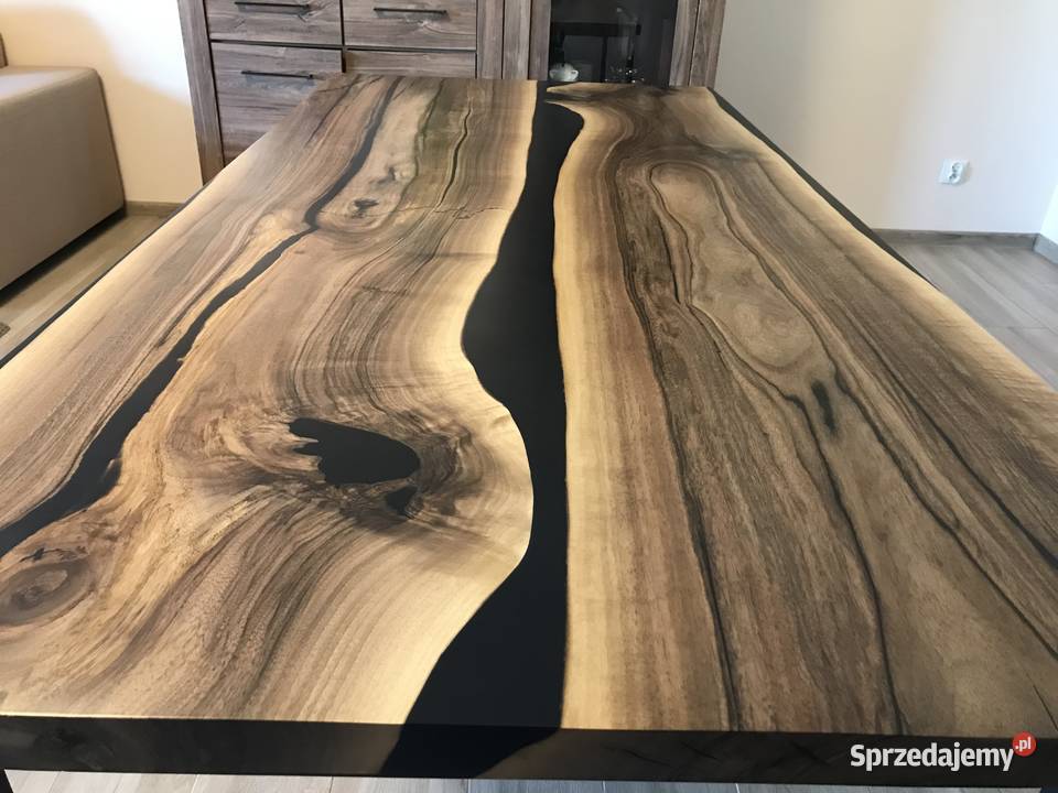 Stół drewniany żywica epoksydowa mazowieckie Warszawa