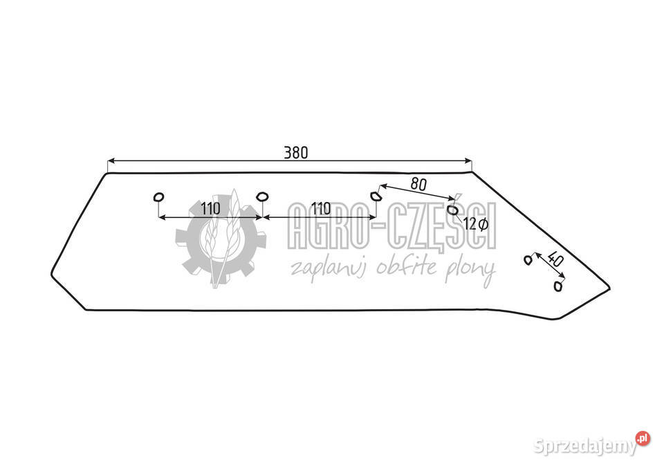 KVERNELAND LEMIESZ 16 prawy 063015 lewy 063018 nieuszkodzony Skoroszyce