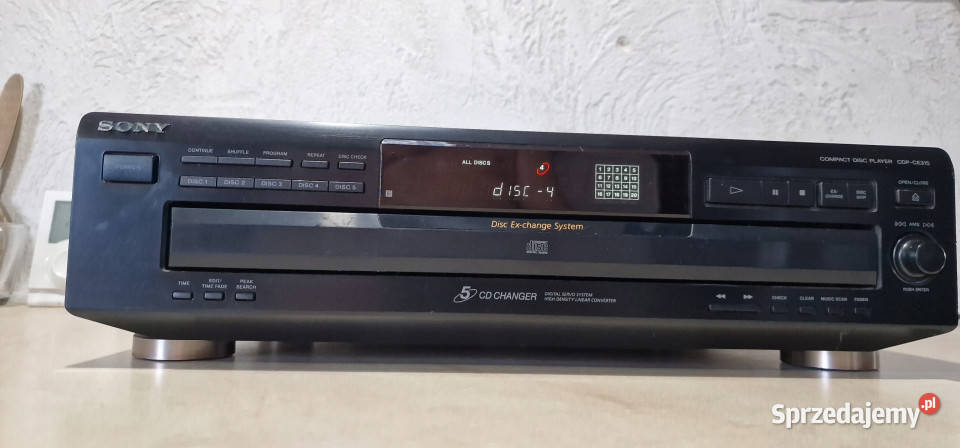 Zmieniarka odtwarzacz CD Sony CDPCE315 CDP CE Międzychód