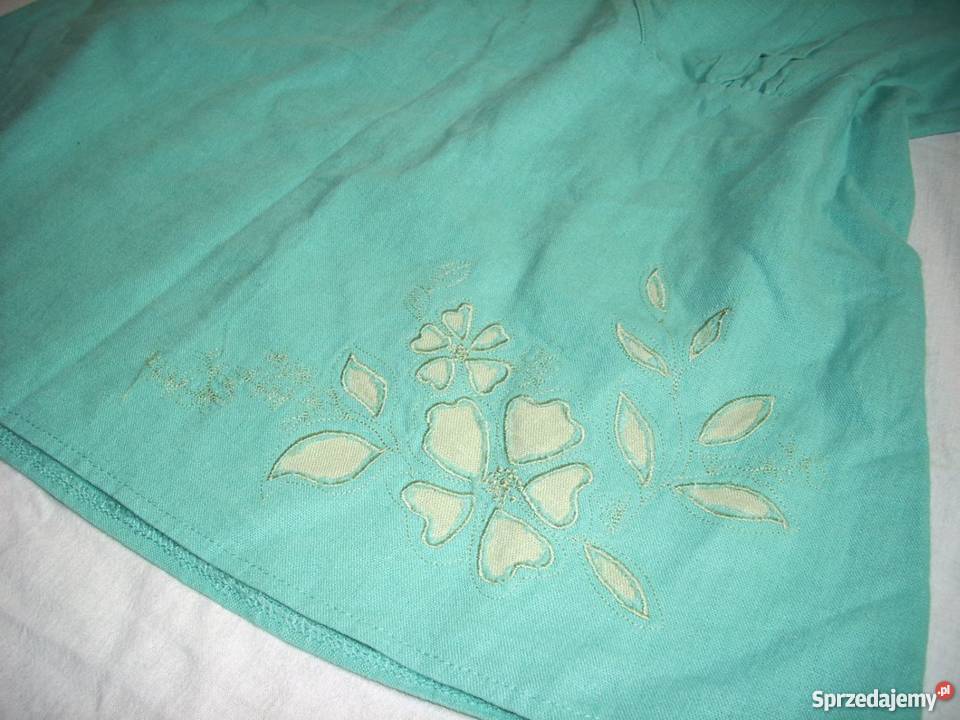 Mia Moda Lniana Bluzka Haft 44 Nowy Sącz