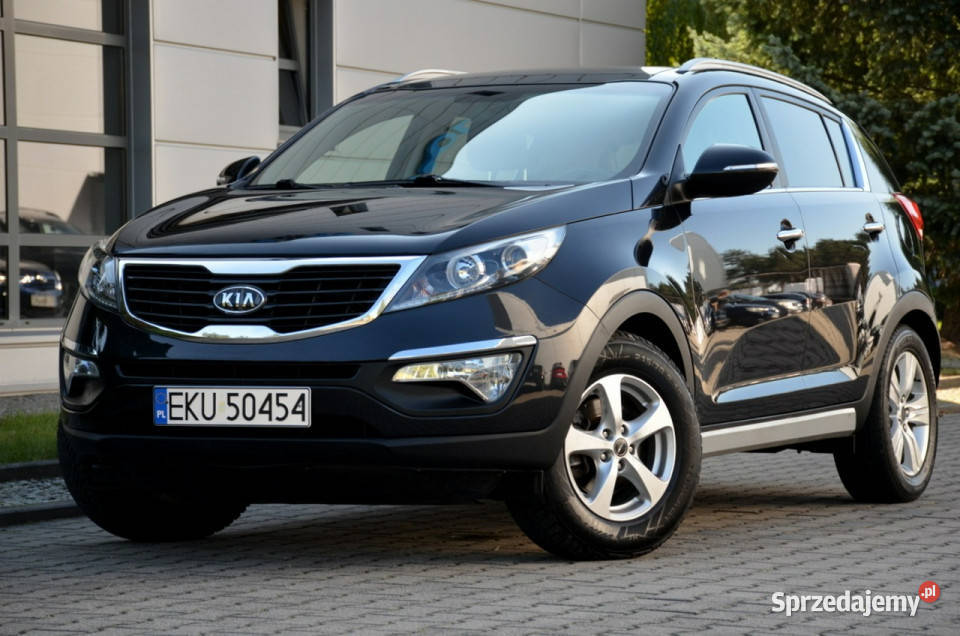 Kia Sportage Czarna Super Stan 20i 163 Serwis tempomat łódzkie Kutno